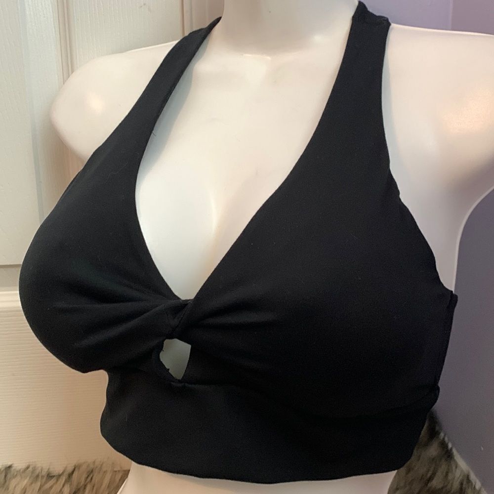 Victoria’s Secret Uplift Padded Sports Bra S Black yoga